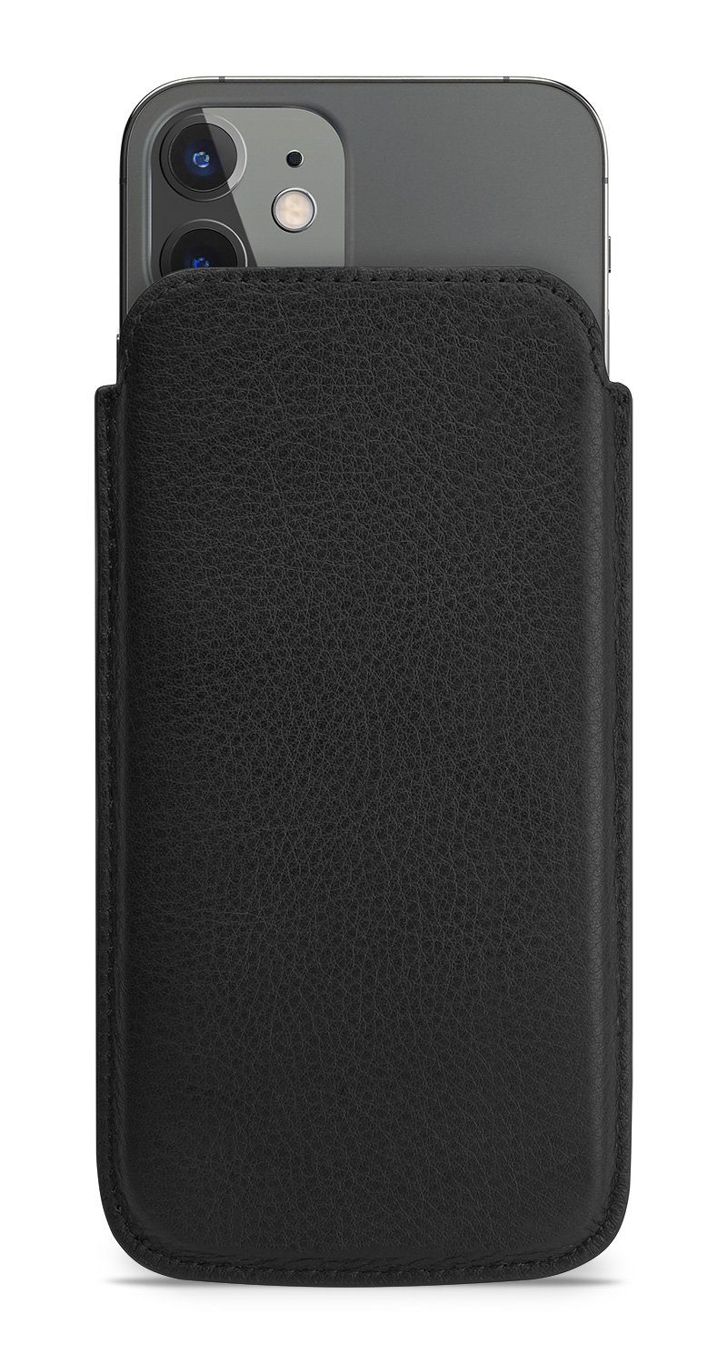 wiiuka Handyhülle sliiv Hülle für iPhone 12 / 12 Pro, Tasche Handgefertigt - Echt Leder, Premium Case