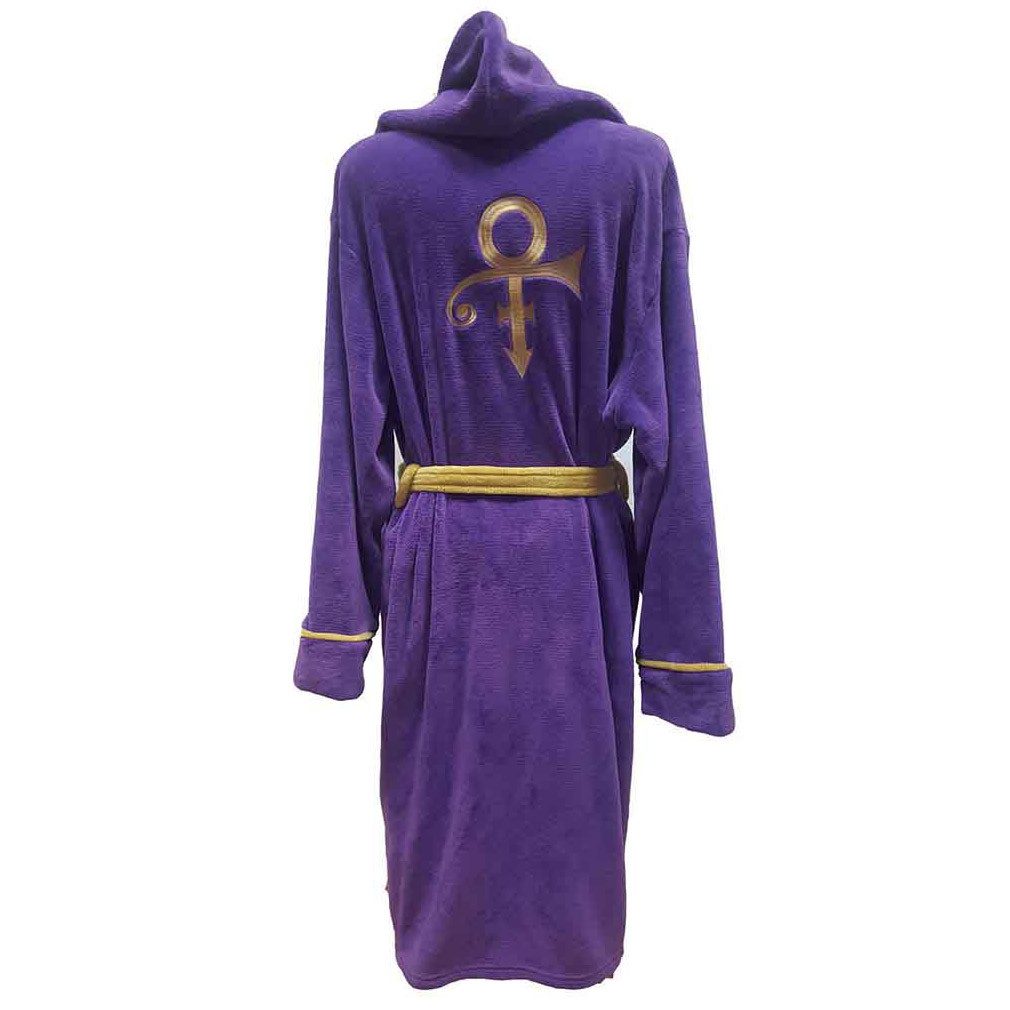Prince Morgenmantel Symbol Purple, Lila Plüsch Flauschig Robe