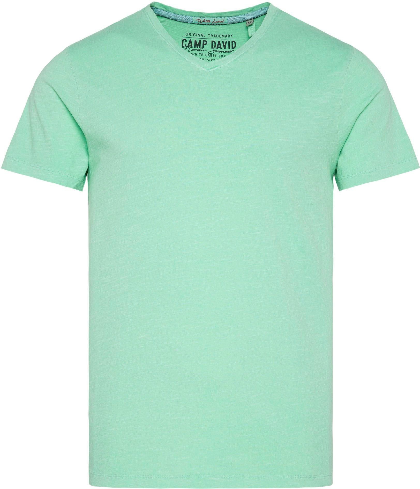 nordic DAVID mit Logoprägung T-Shirt CAMP green
