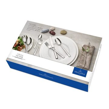 Villeroy & Boch Besteck-Set Victor Tafelbesteck 68tlg. 44x29x9cm (68-tlg), 12 Personen, Edelstahl