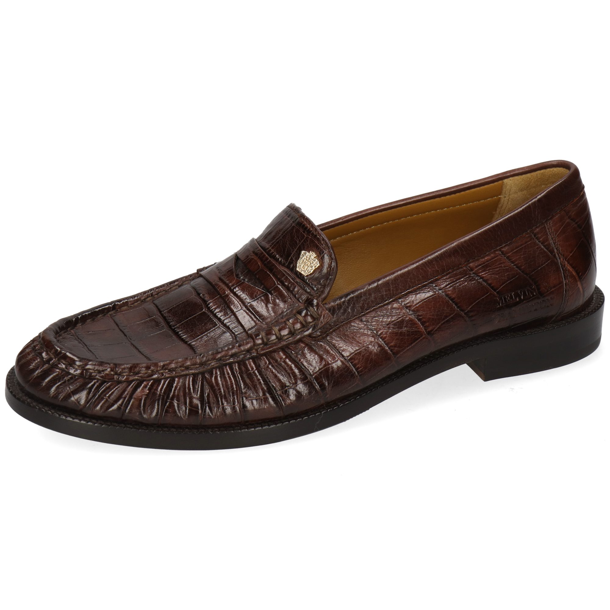 Melvin & Hamilton Kamilla 1 Leder-Loafers für Damen Loafer Flache Absätze, Echtes Leder, Vegetabile Gerbung