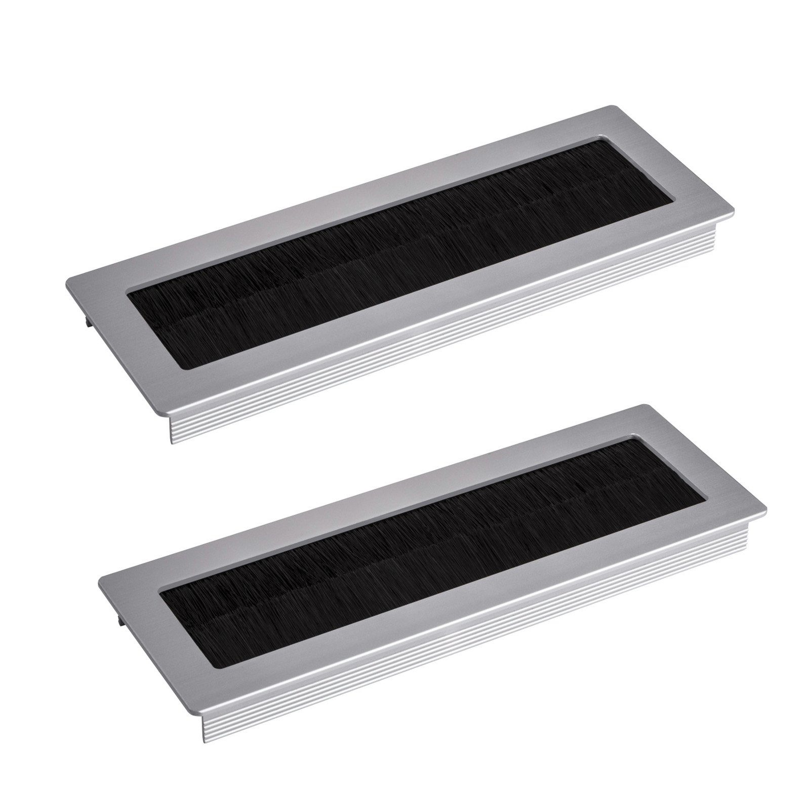 Kabeldurchführung 80mm Schwarz: 20 Stück - Perfekt Für Schreibtische & Kabelmanagement