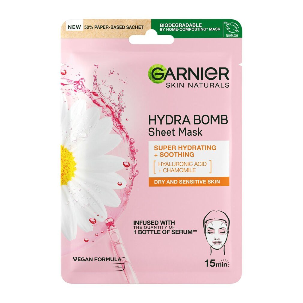 GARNIER Körperpflegemittel Textile face mask Moisture + Comfort 28 g