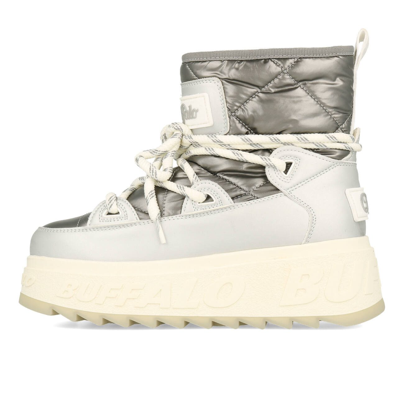 Buffalo Buffalo Eliza Snow Boot Vegan Nappa Silver Chelseaboots günstig online kaufen