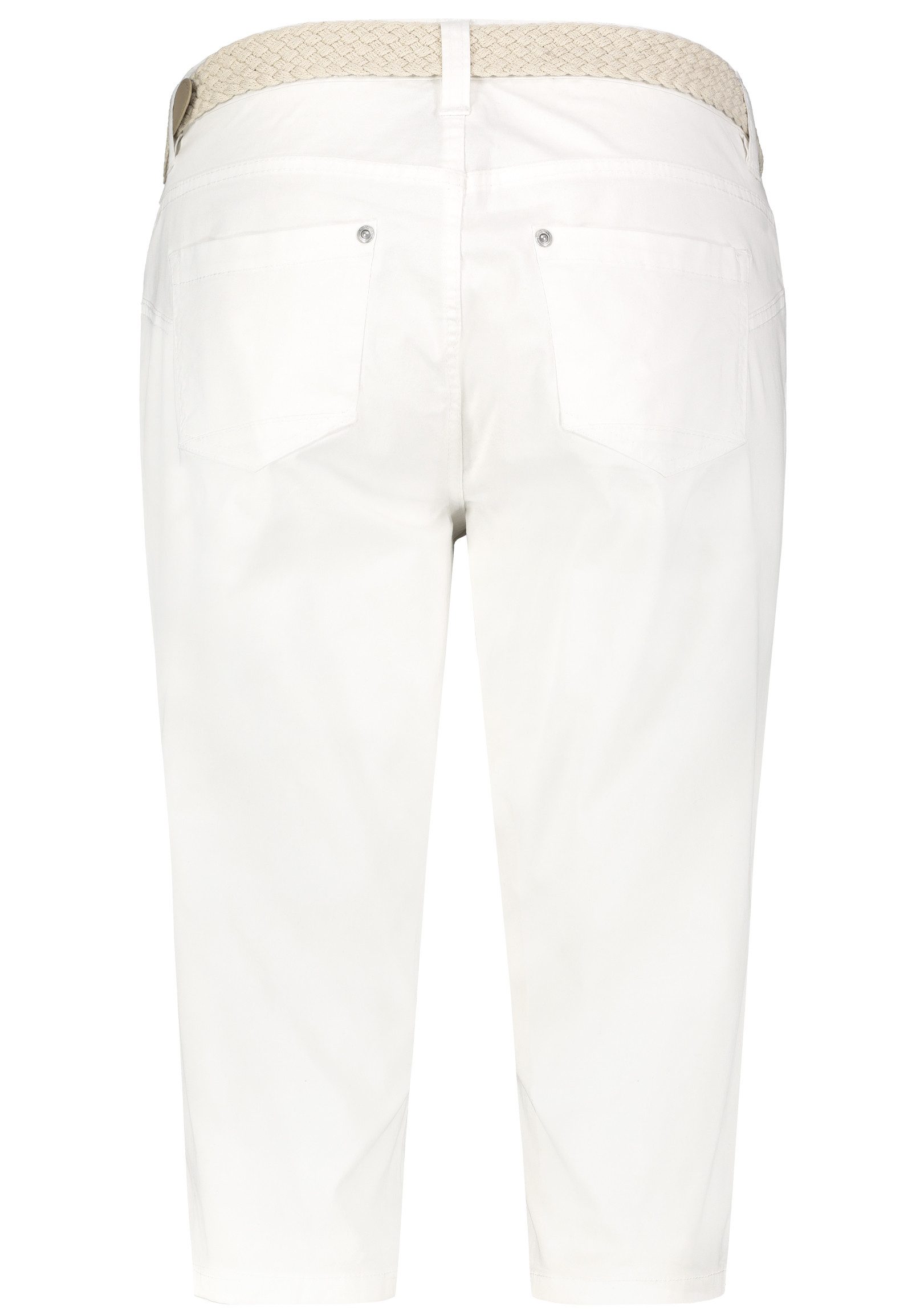 SUBLEVEL Bermudas Damen Short Bermuda 3/4 Hose Sommer Chino Stoff Hose mit Gürtel Capri