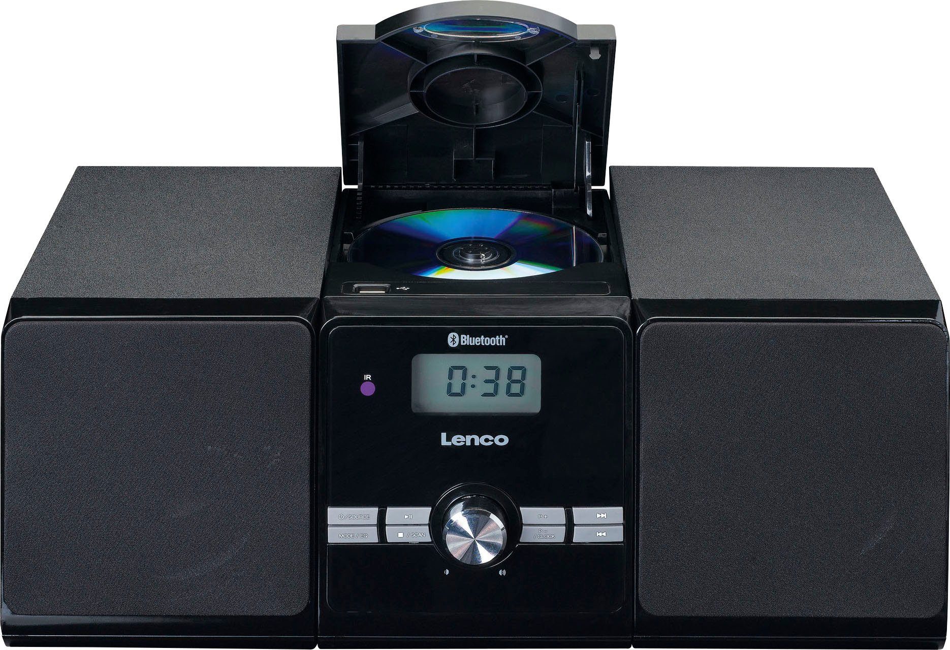 Lenco MC-030BK (DAB) CD-Radiorecorder (Digitalradio