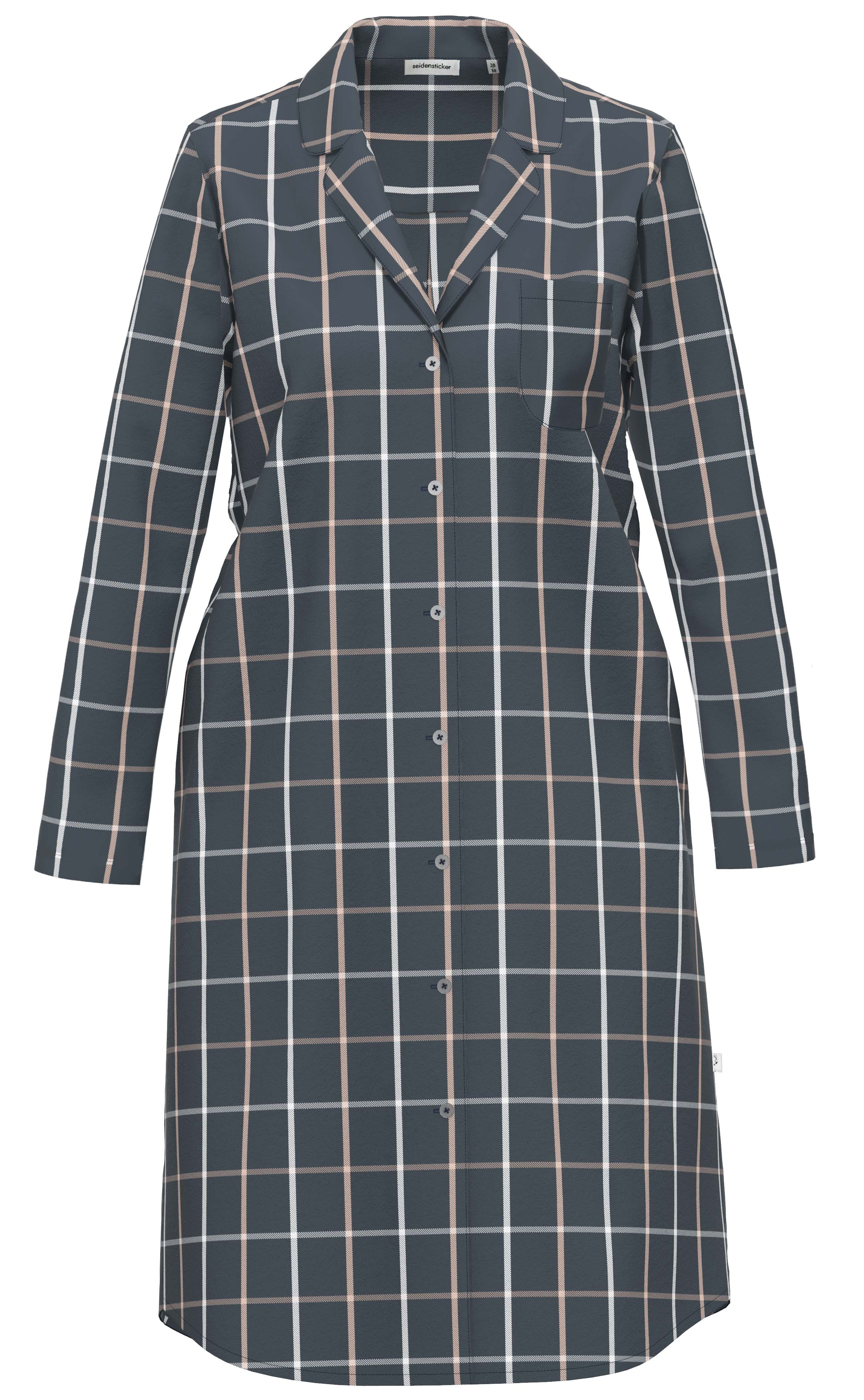 seidensticker Nachthemd SEIDENSTICKER 91011 Nachthemd lang 36-48 navy 23