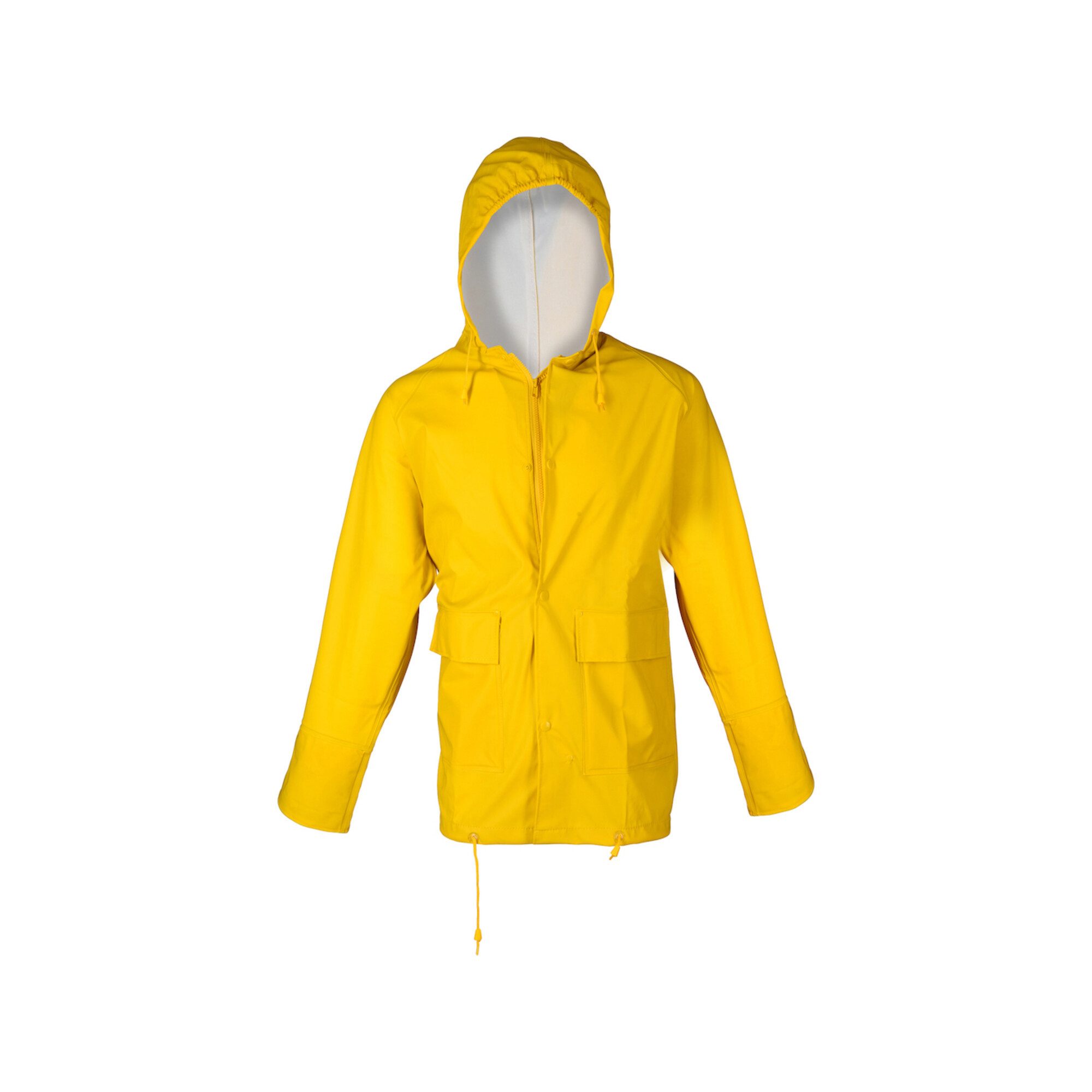 ASATEX Softshellparka Asatex Regenjacke Gr.XXL gelb PU-Stretch m.Kapuze EN343 Kl.2 reißfest