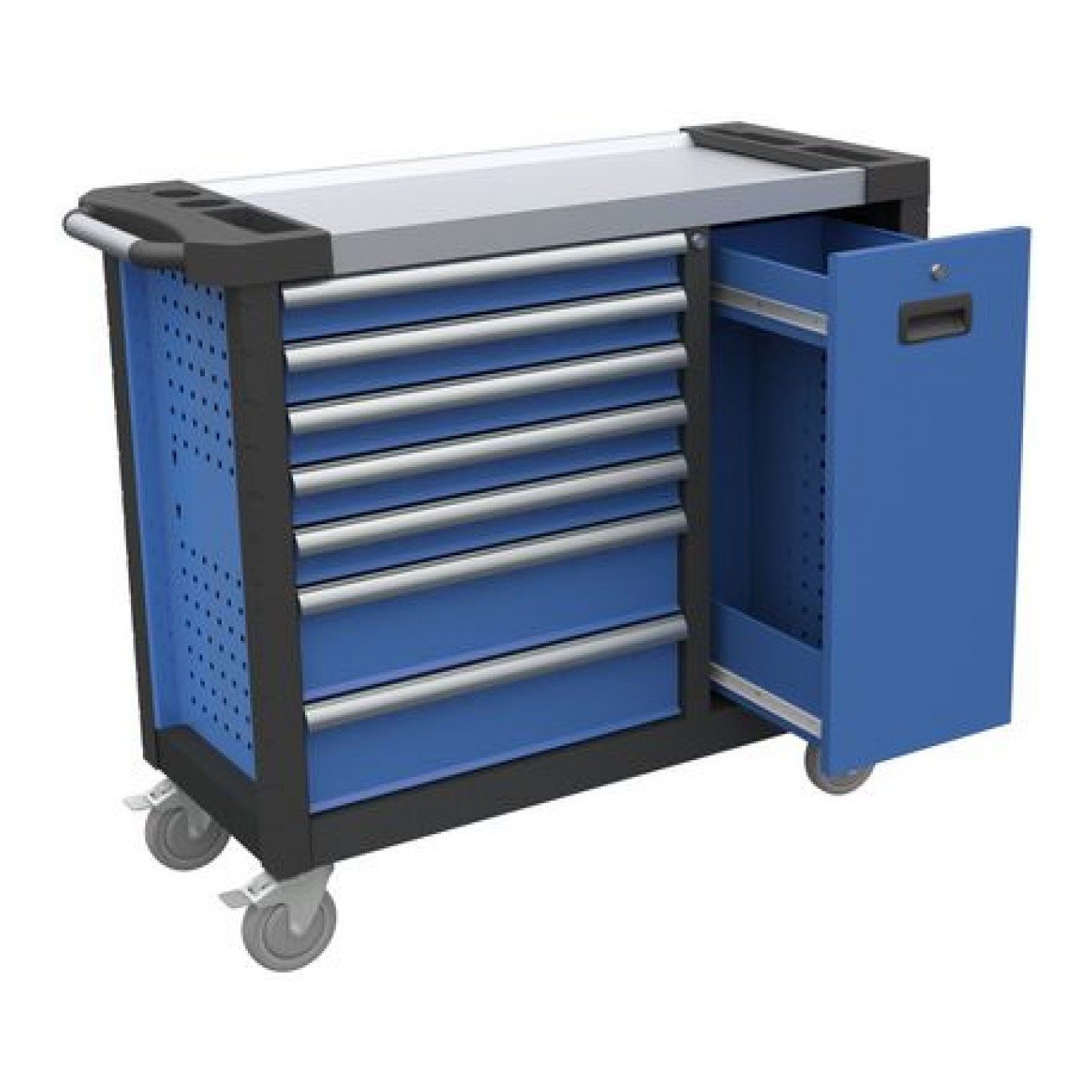 Güde Werkzeugwagen Werkstattwagen Premium GWPV 7/1, leer, unbestückt