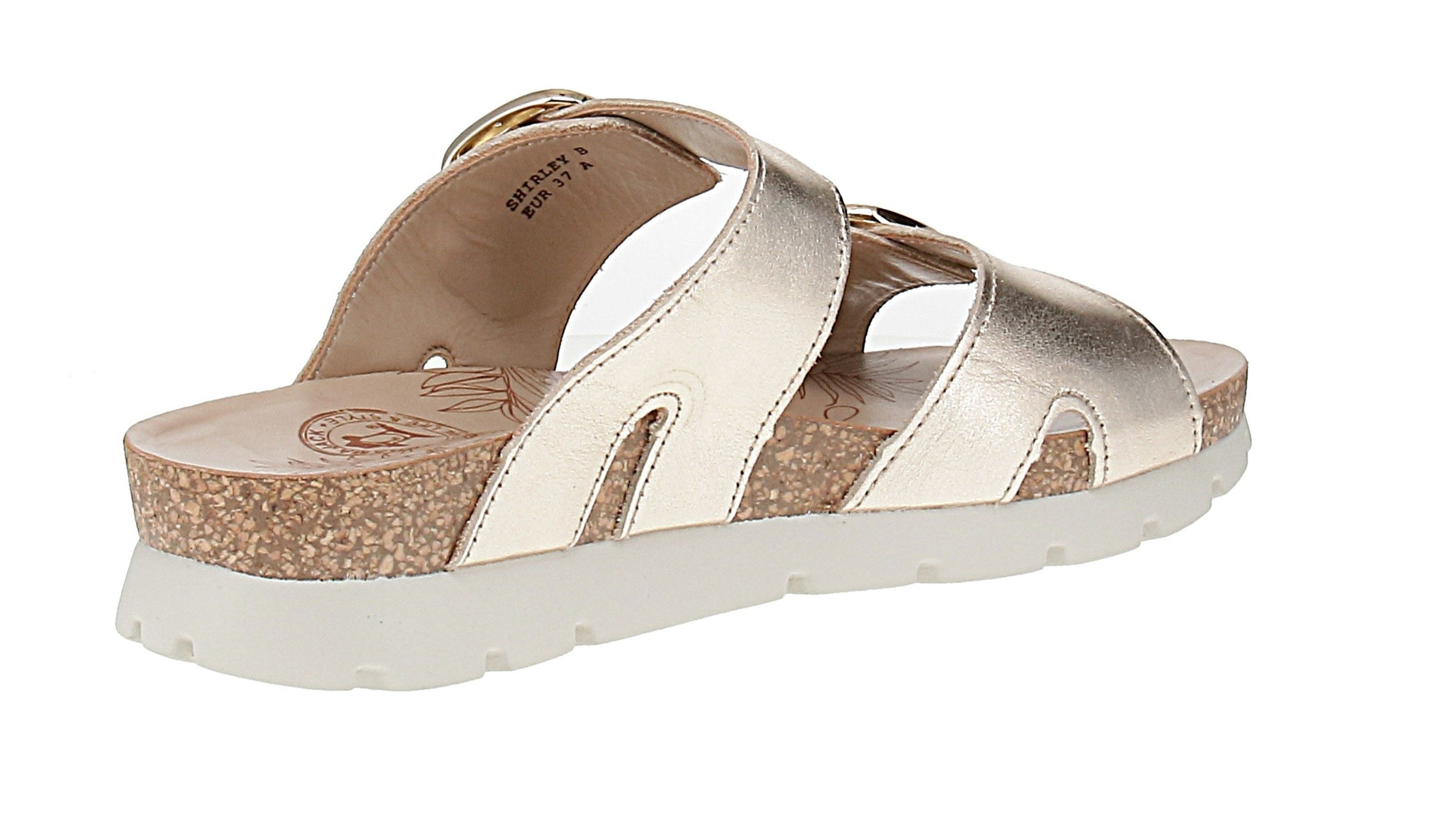 Panama Jack Panama Jack Shirley B10 Napa - Damen Pantolette - Gold Sandale günstig online kaufen