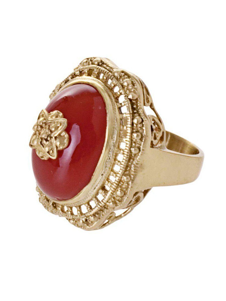 Brigitte von Boch Fingerring Cawdor Ring Rot