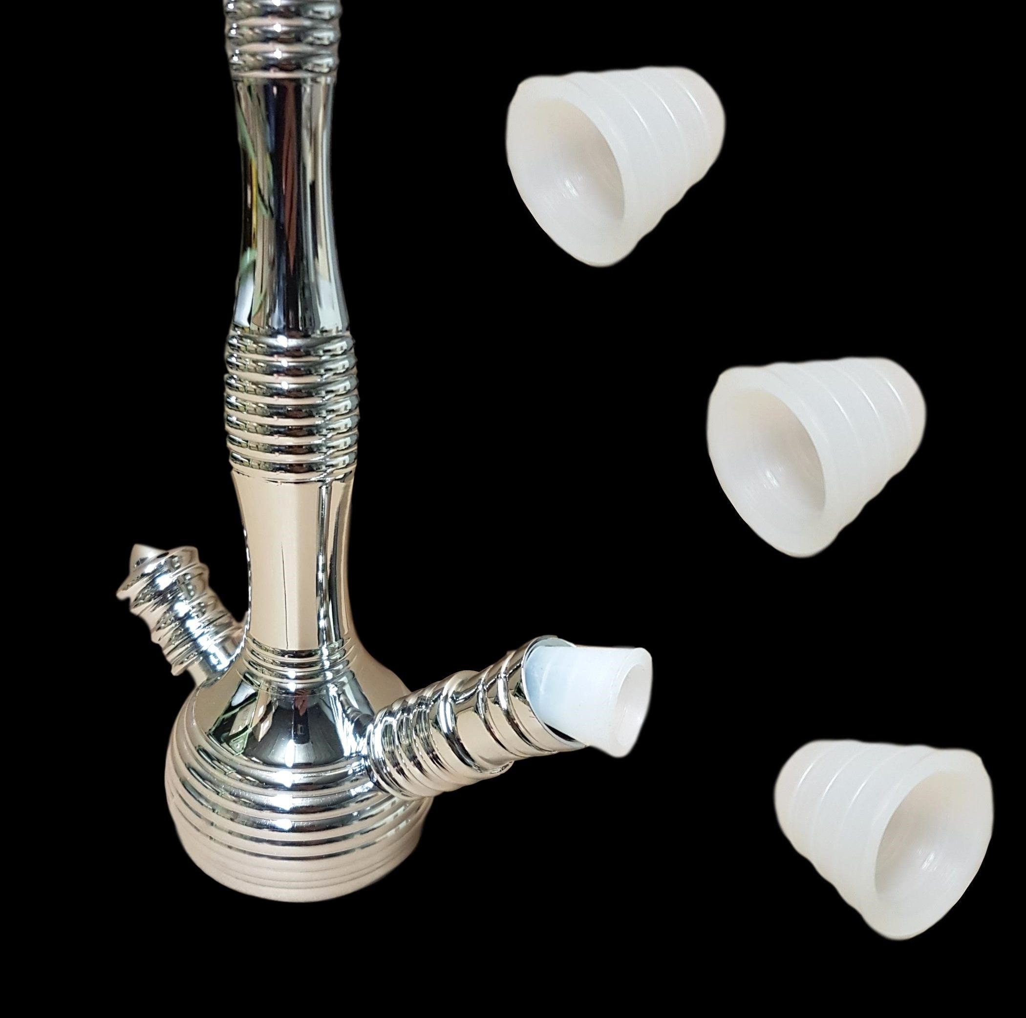 Anzündkamin Bayli 4er Set Schlauchdichtungen Shisha, Universal Dichtung für Wasse