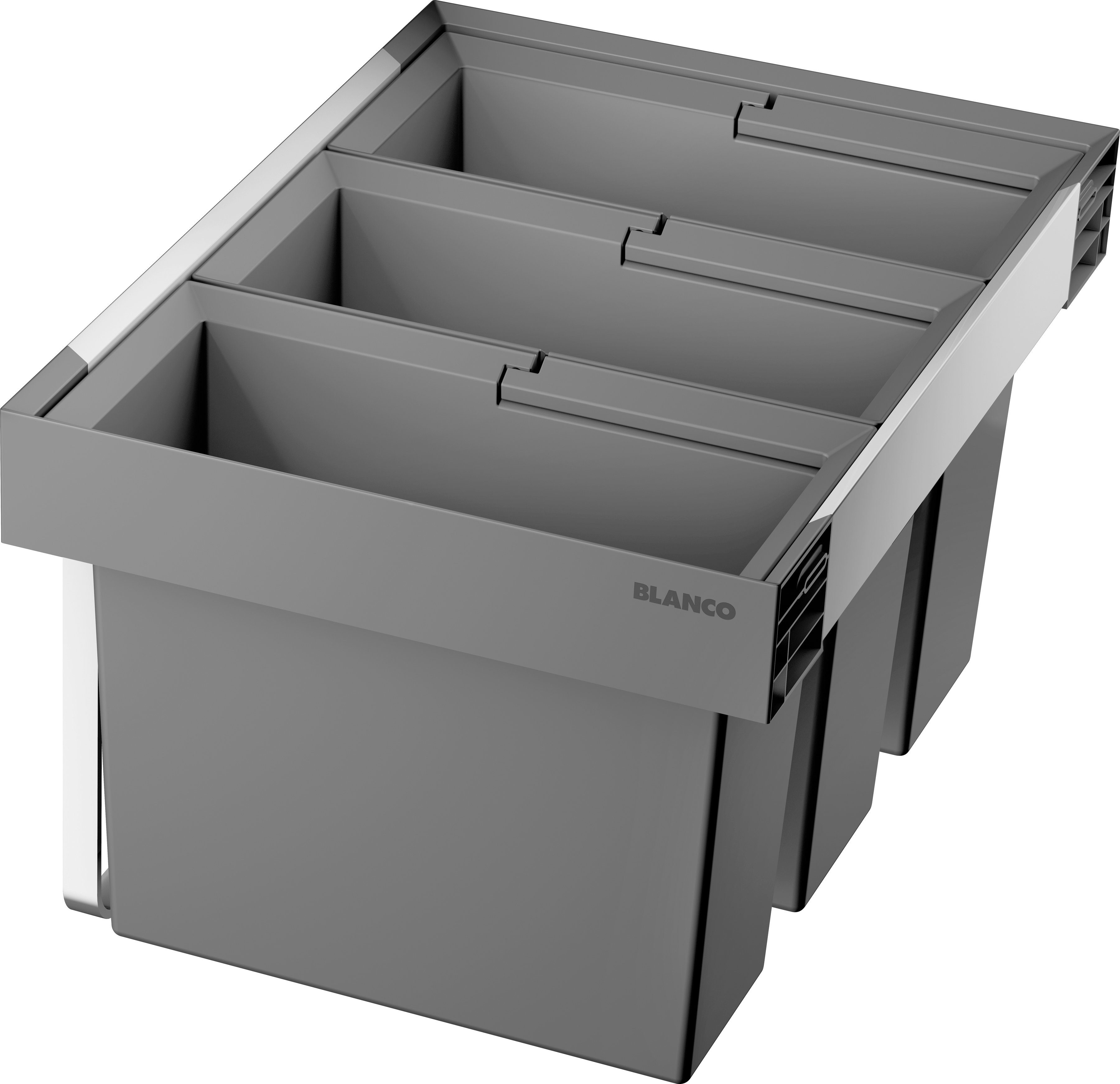Blanco Einbaumülleimer FLEXON II Low 60/3, Abwaschbare und entnehmbare Eimer