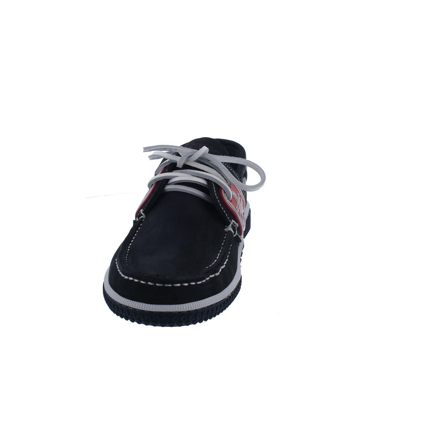 tbs TBS Globek, Navy + Grenadine, Nubukleder, D8R52 Bootsschuh