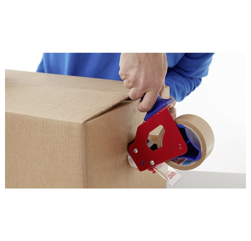 Thumbnail - tesa Klebeband tesa Packband-Abroller 06300-1-0 Blau, Rot Rollenbreite (max): 50 mm (06300-1-0)