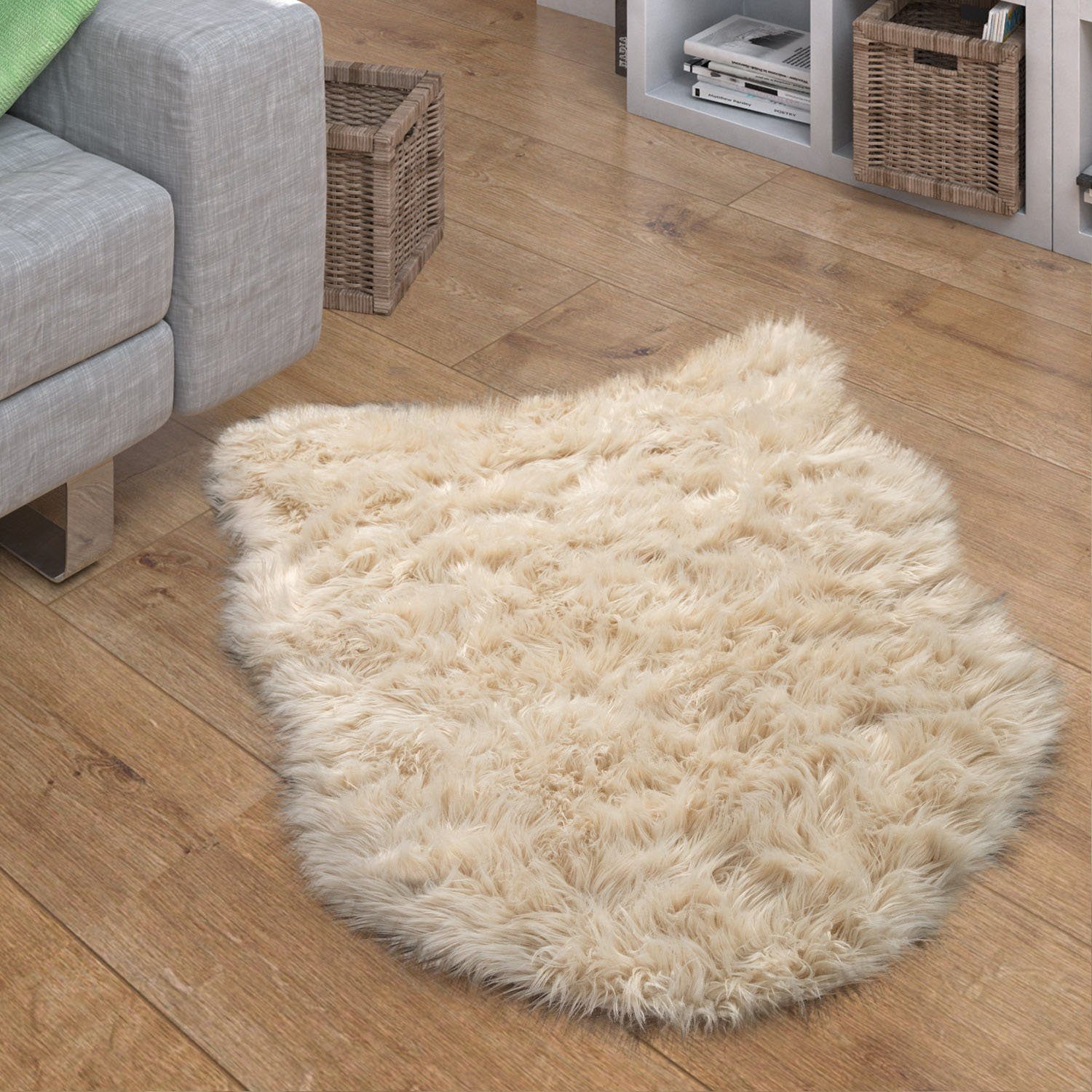 Paco Home Fellteppich Playa 960, fellförmig, günstig online kaufen