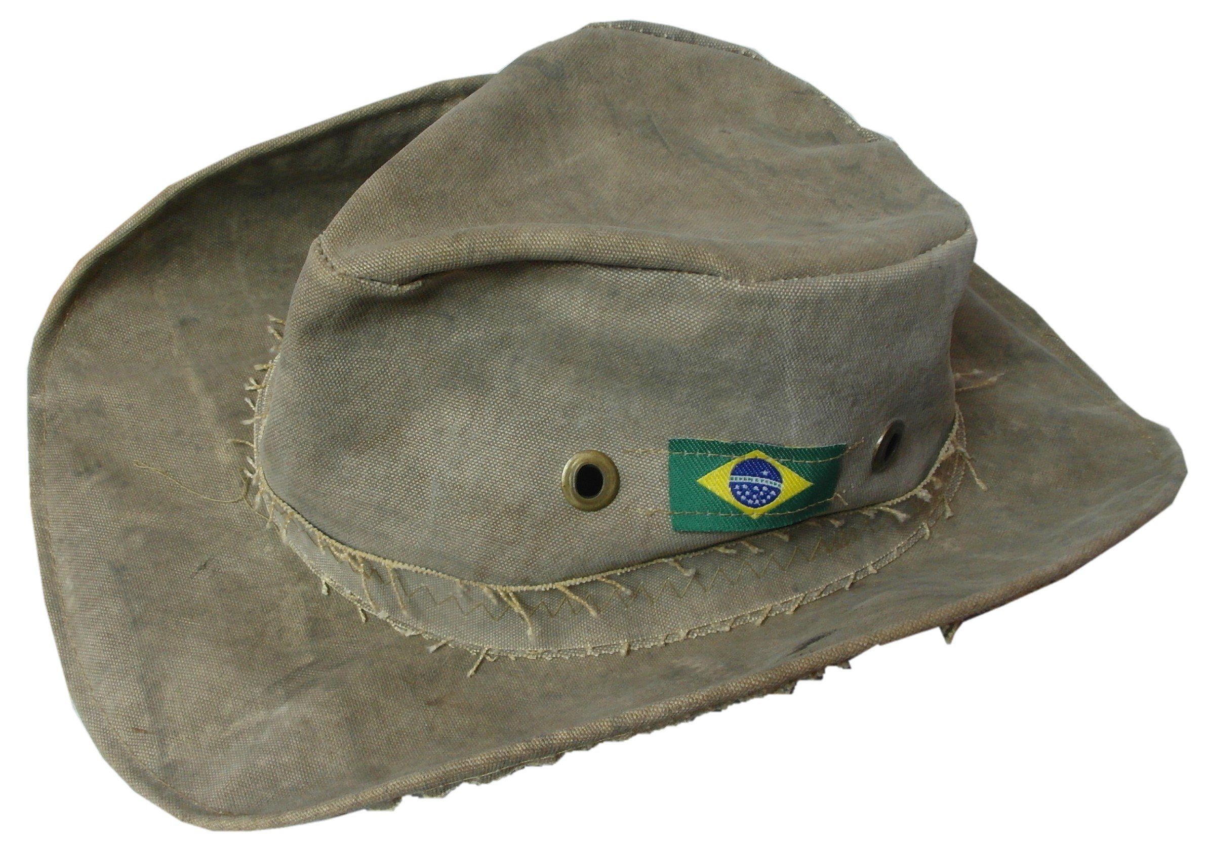 Einkaufszauber Outdoorhut Safarihut Indian Amazonas Handgearbeitet aus alten Armeezelten, jedes Stück ein Unikat. € 24,50, (€ 24,50 pro 1 Stk).