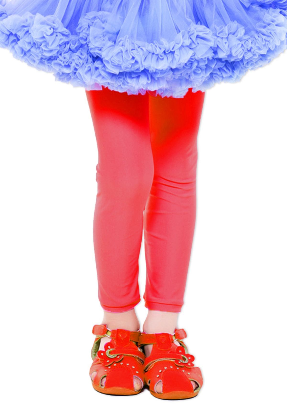 Das Kostümland Kostüm Леггинсы für Kinder 3 - 8 Jahre Rot