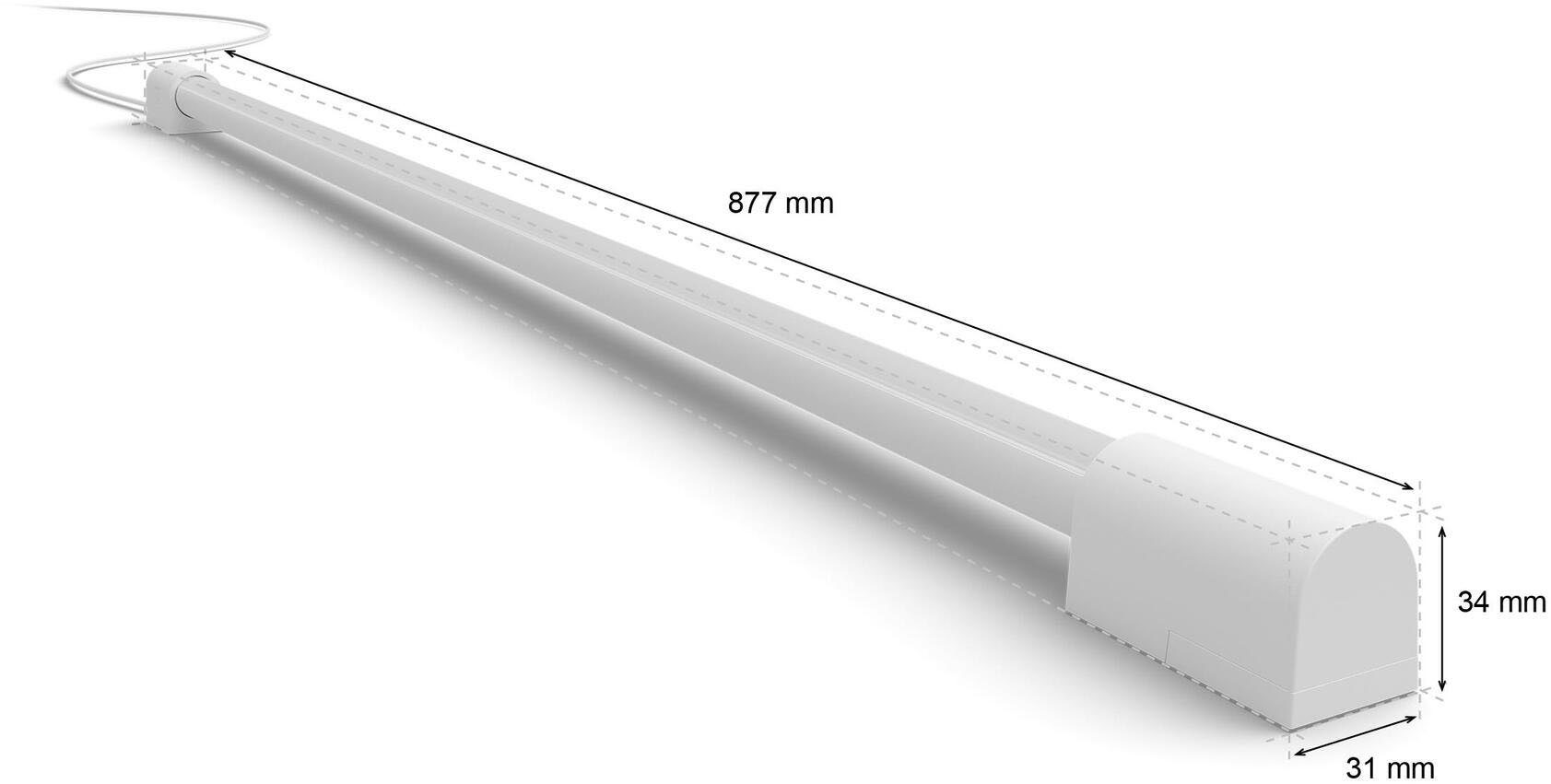Philips Hue Smarte LED-Leuchte Play Tube Weiß Gradient