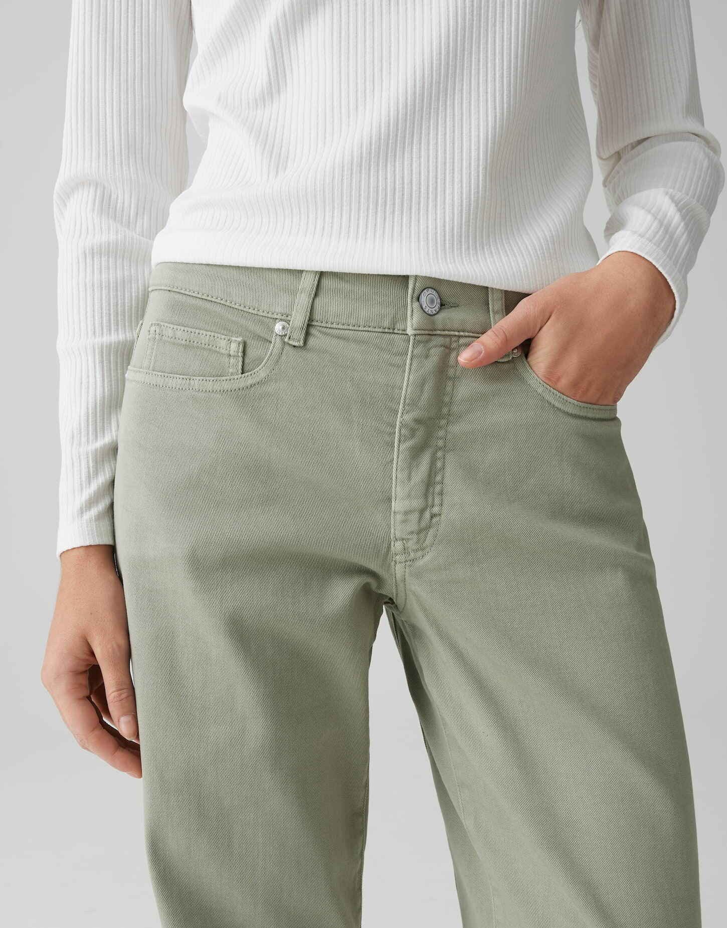 OPUS PANTS Relax-fit-Jeans MELLY RELAX Barrel Jeans aus Baumwoll Mix Mid Rise – Bild 4 von 5