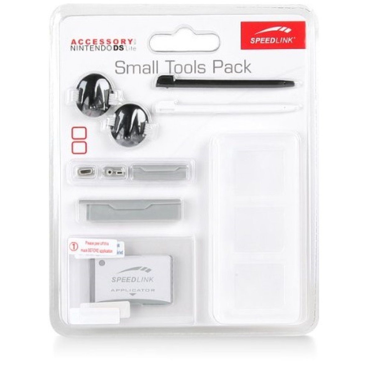 Speedlink Konsolen-Tasche 8in1 Set Spiele-Hülle Game-Case Folie Stifte, Spiele-Hülle, Stifte, Display-Schutzfolie, etc für Nintendo DS Lite