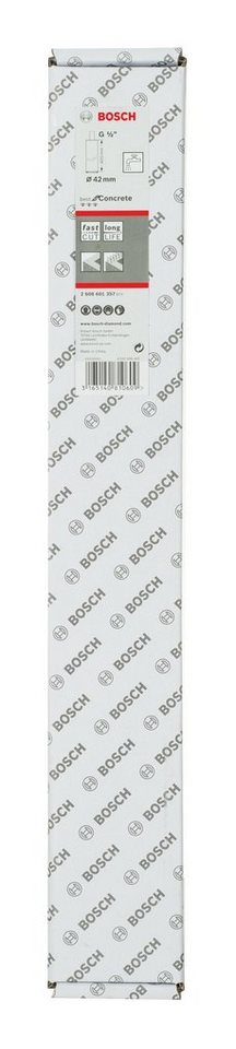 Thumbnail - BOSCH Bohrkrone Pro Core Cutter wet, Ø 42 mm, Diamantnassbohrkrone, 42 x 400 mm, G 1/2 Zoll