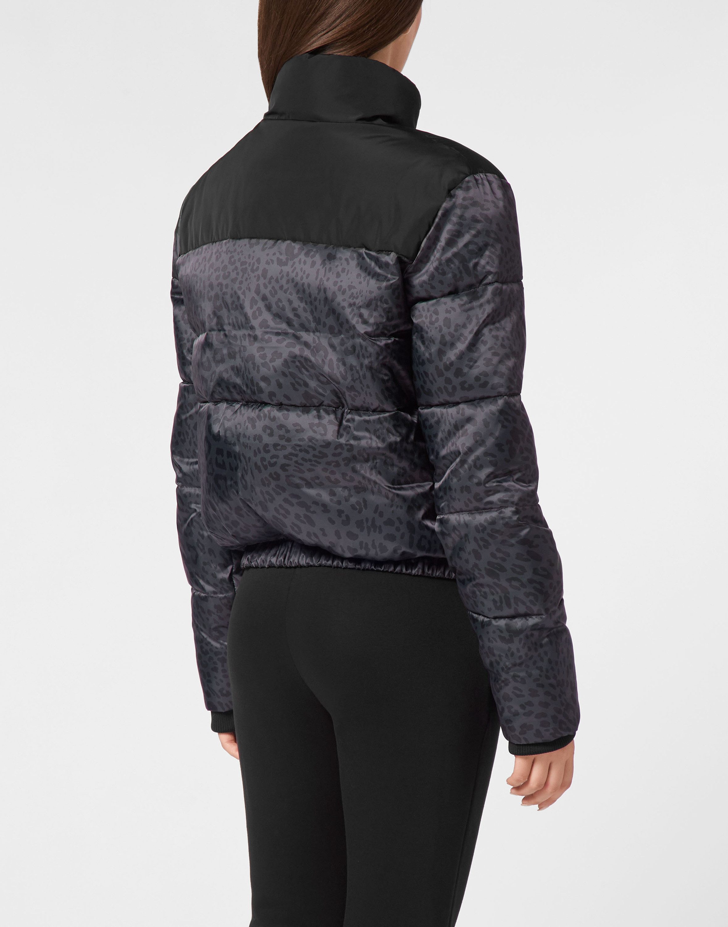 PLEIN SPORT Winterjacke Leopard