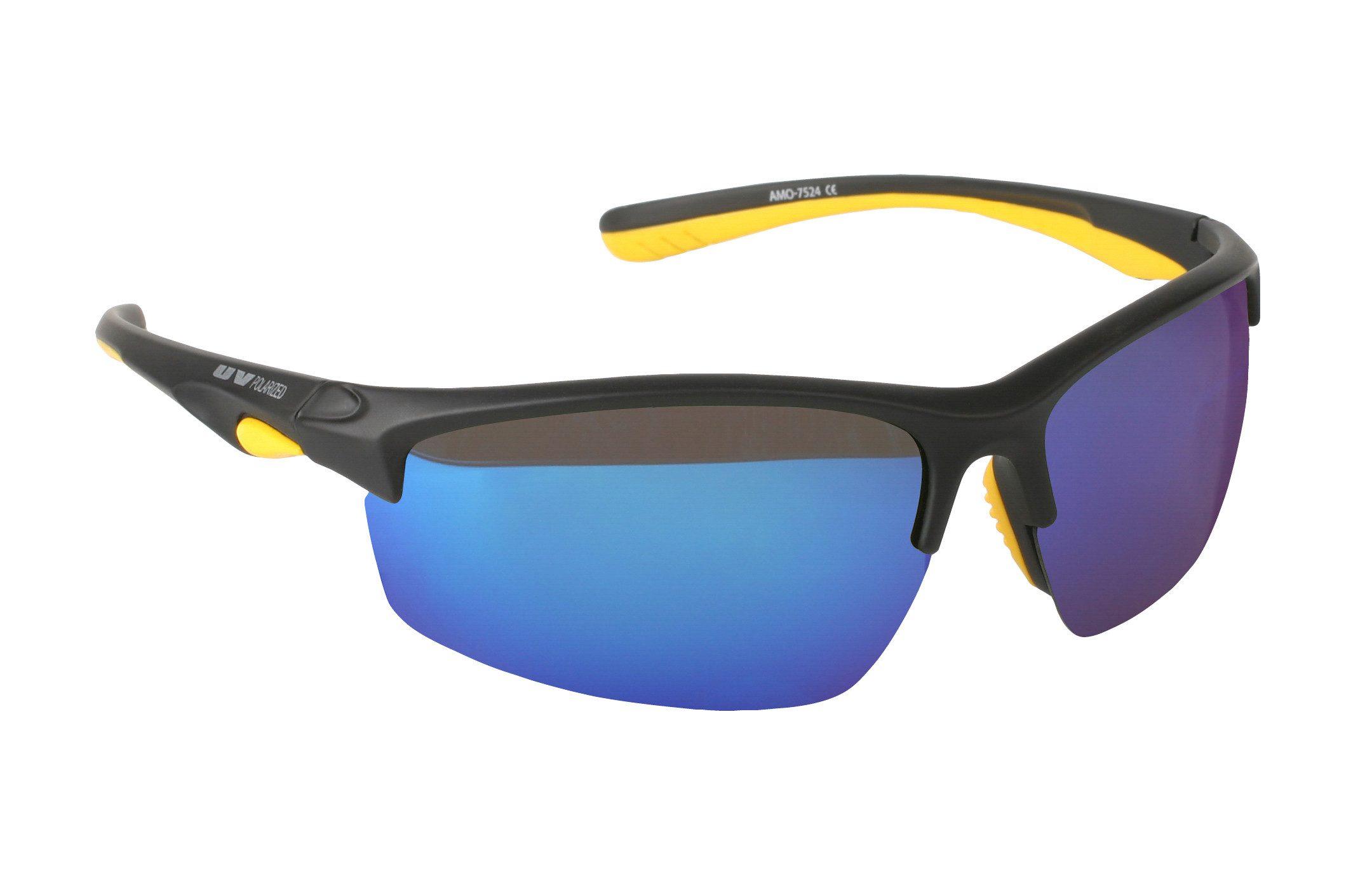 MIKADO Total Fishing Sonnenbrille Sonnenbrille Damen Herren - Polarisiert 7524 Blau und Violett - MIKADO (1-St)
