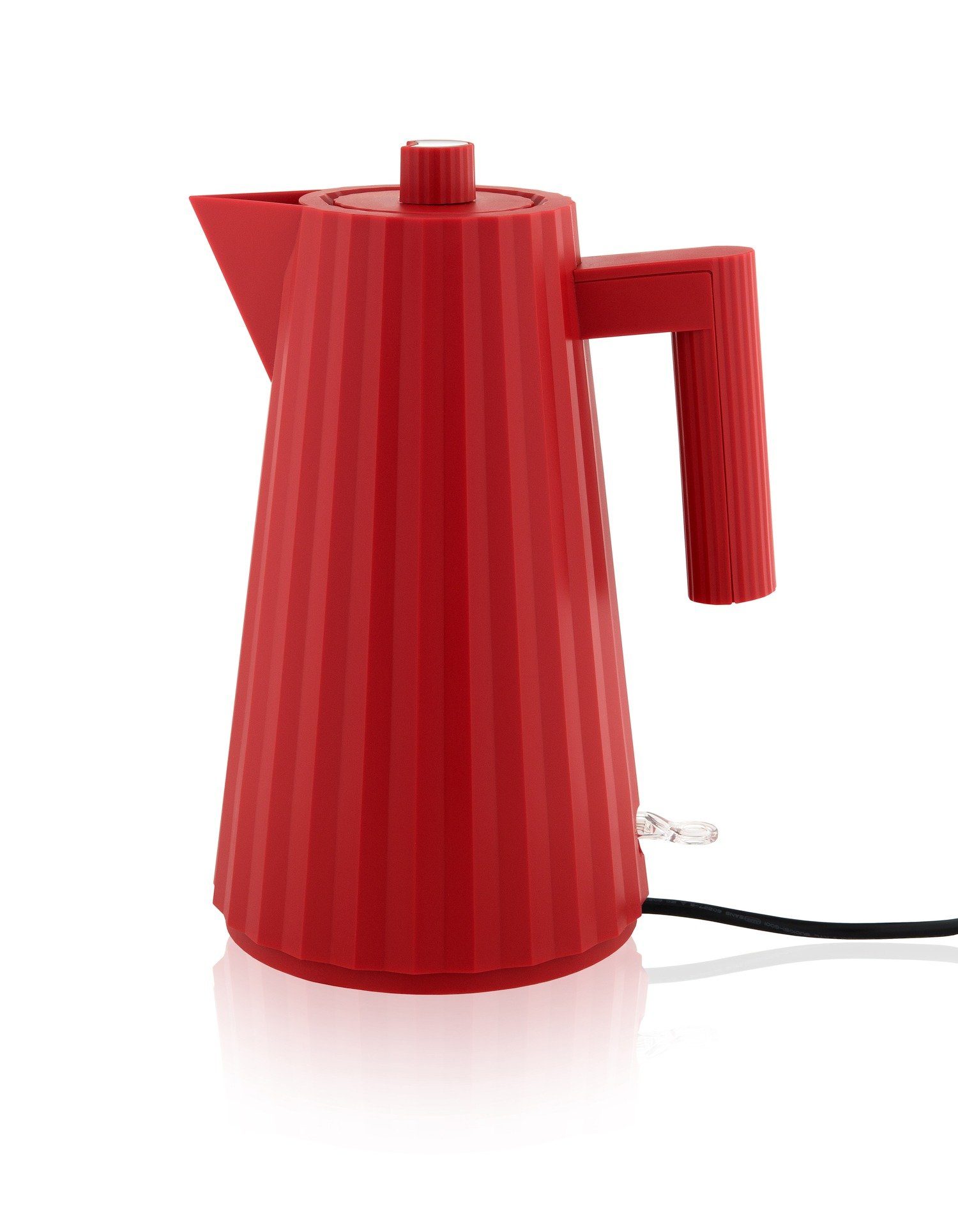 Alessi Wasserkocher Plissé Rot, 1,7 l, 2400 W