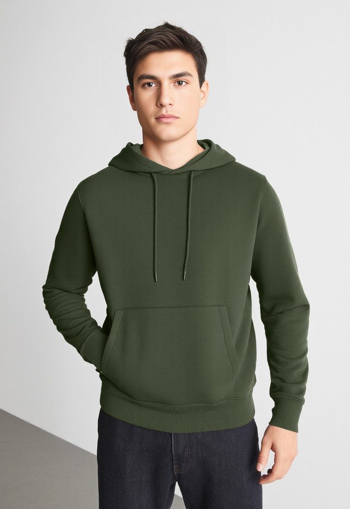 Jack & Jones Kapuzensweatshirt JJESTAR BASIC SWEAT HOOD NOOS mit Rippbündch günstig online kaufen