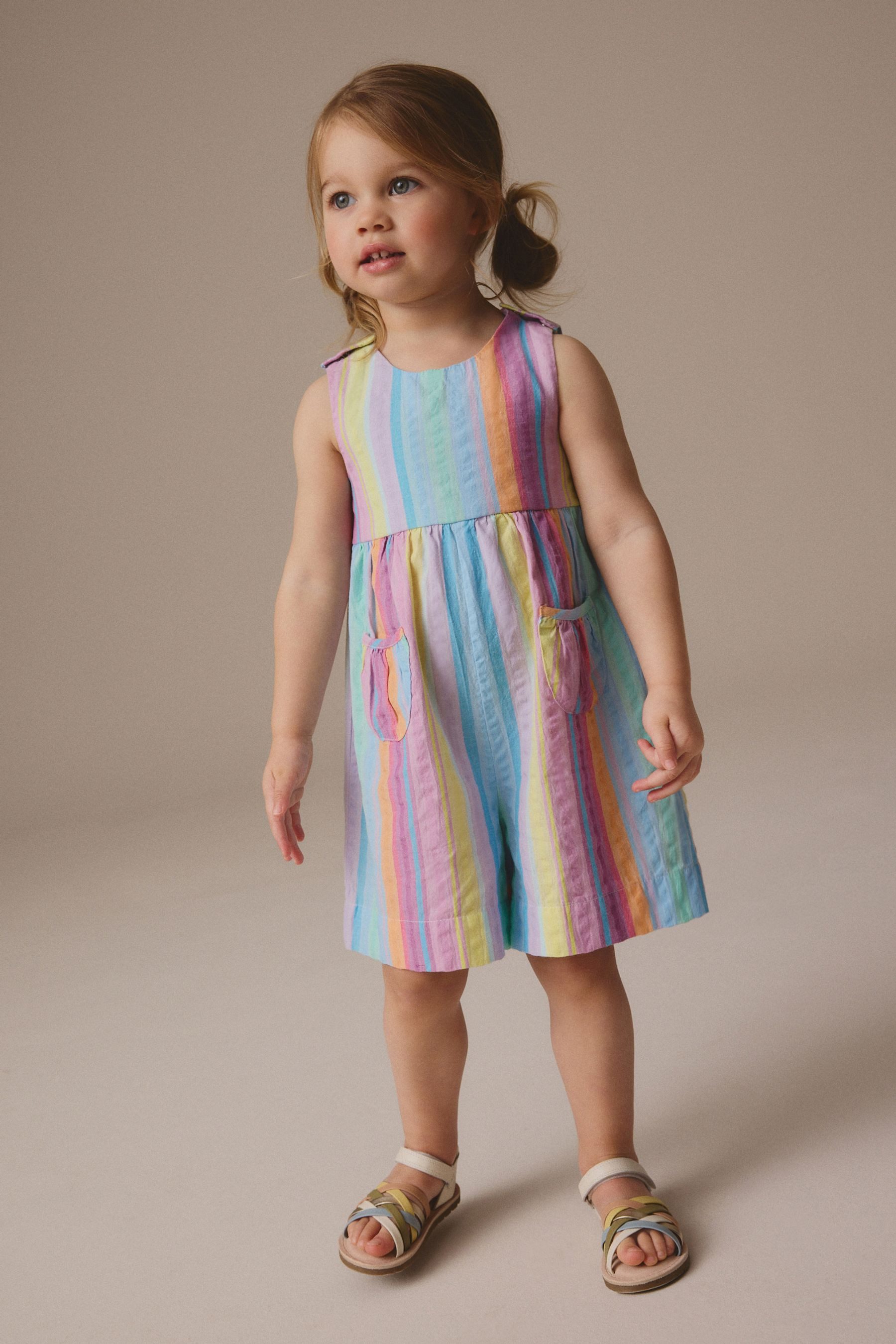 Next Playsuit Ärmelloser Playsuit aus 100 % Baumwolle (1-tlg)