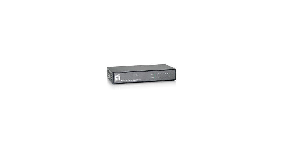 Levelone 8-Port-Gigabit Ethernet-Switch Netzwerk-Switch, Unterstützt ...