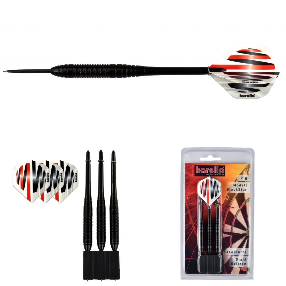 Dartpfeil Dartset Blackstar Steel 21g
