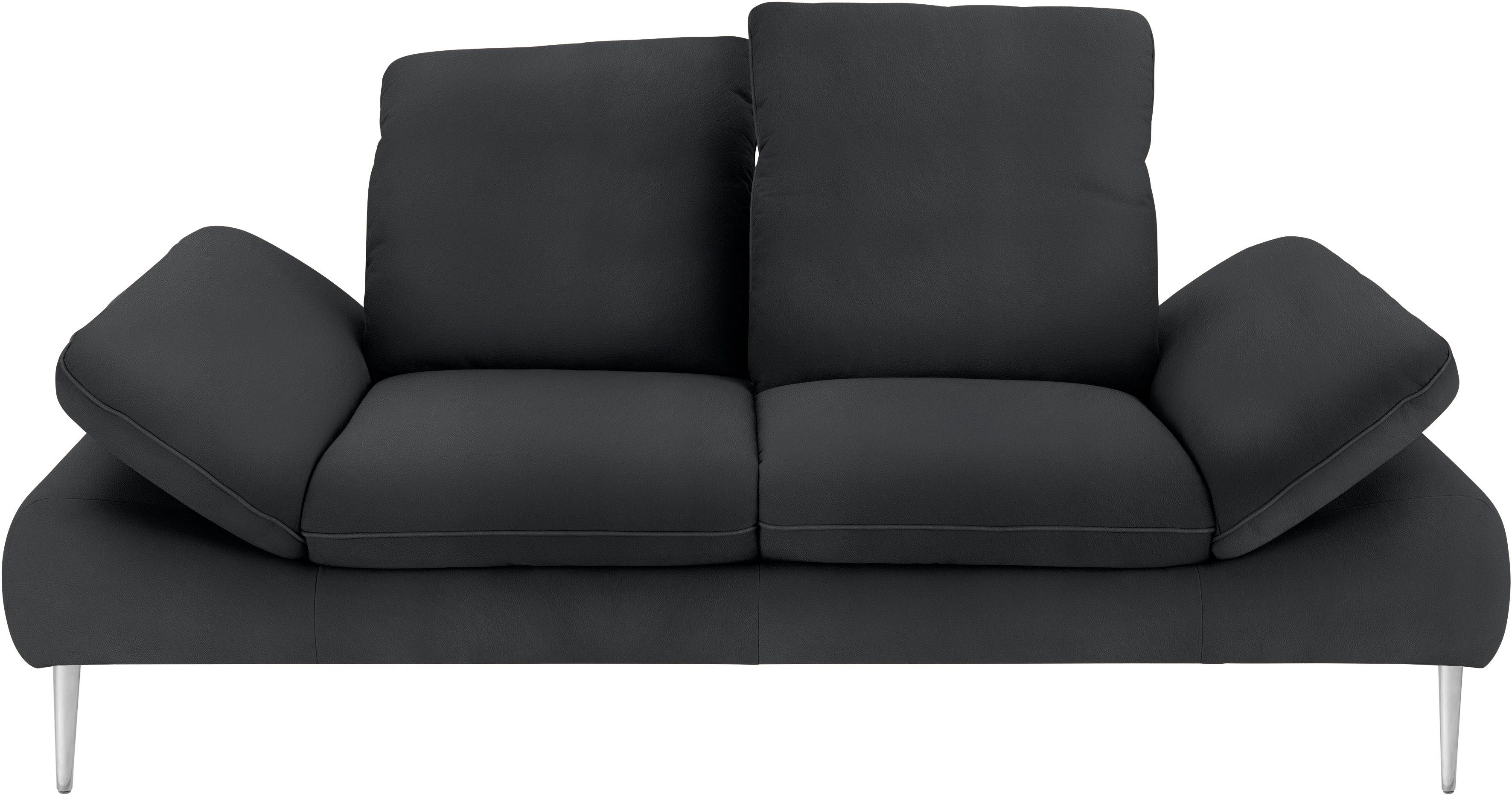 W.SCHILLIG 2,5-Sitzer enjoy&MORE, cm silber Sitztiefenverstellung, mit 232 Füße matt, Breite