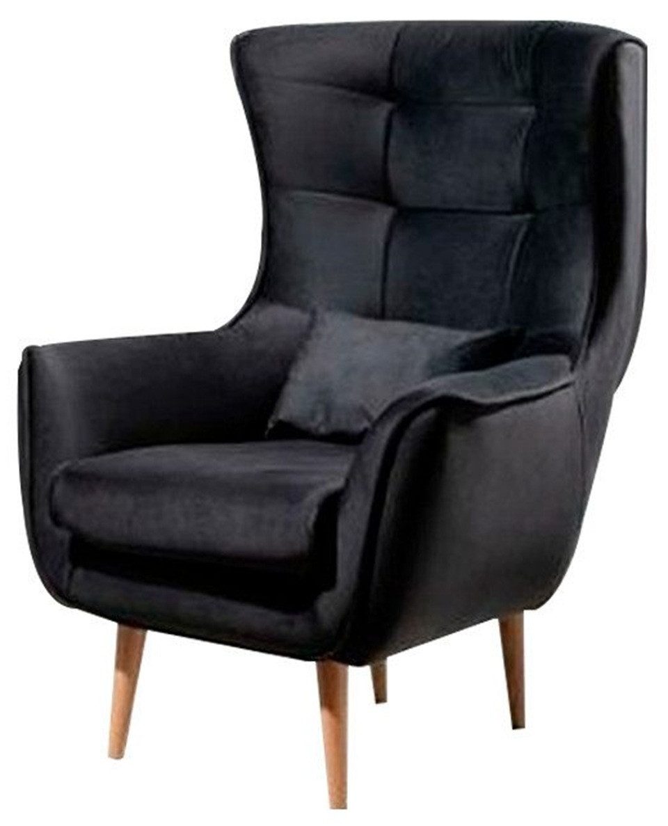 Ohrensessel Lounge Club Sessel Designer Relaxstuhl Polster Sofa 1 Platz