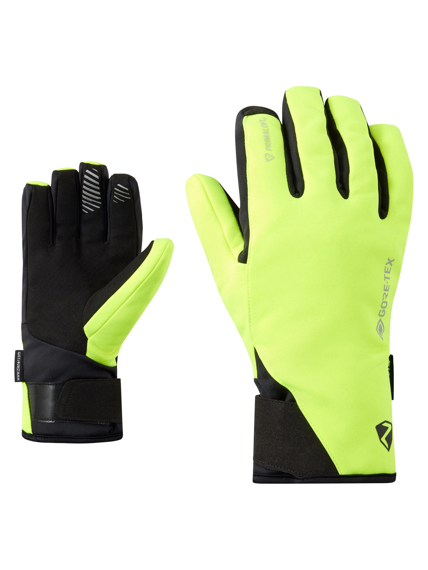 Ziener Fahrradhandschuhe DIKS-Z GORE‑TEX® GORE‑TEX plus warm + TOUCH wasserdicht, windicht, atmungsaktiv, extra warm durch Primaloft®