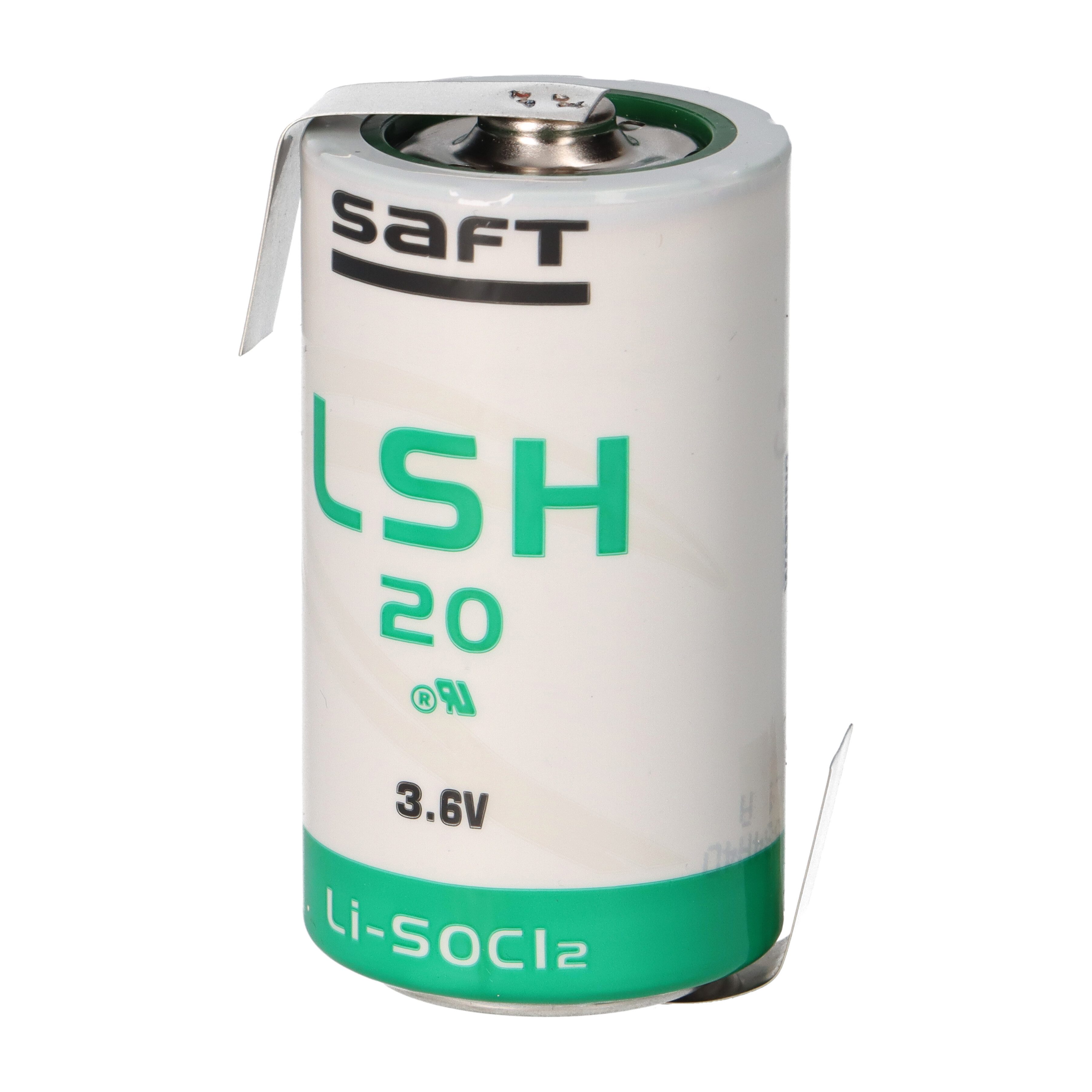 Saft Saft Lithium 3,6V Batterie LSH 20 D - Zelle mit Z-Lötfahne Batterie