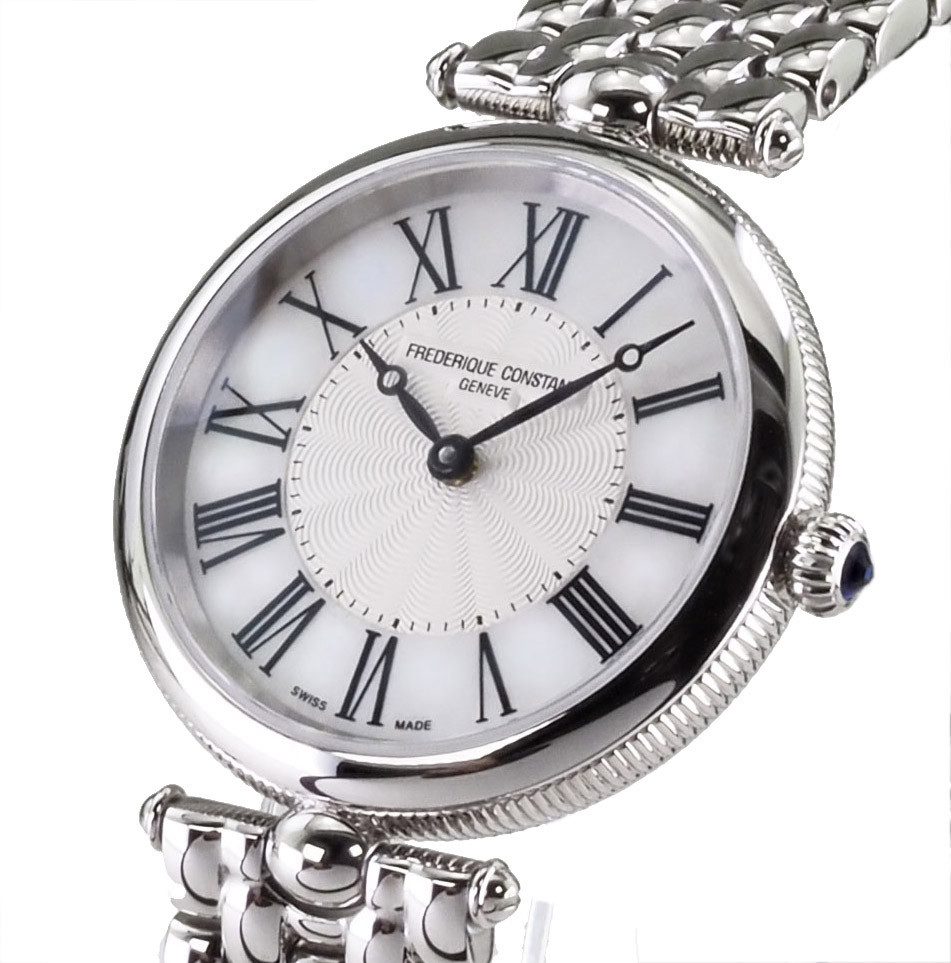 Frederique Constant Schweizer Uhr FC-200MPW2AR6B CLASSICS ART DECO ROUND CLASSICS ART DECO ROUND, perlmutt Zifferblatt