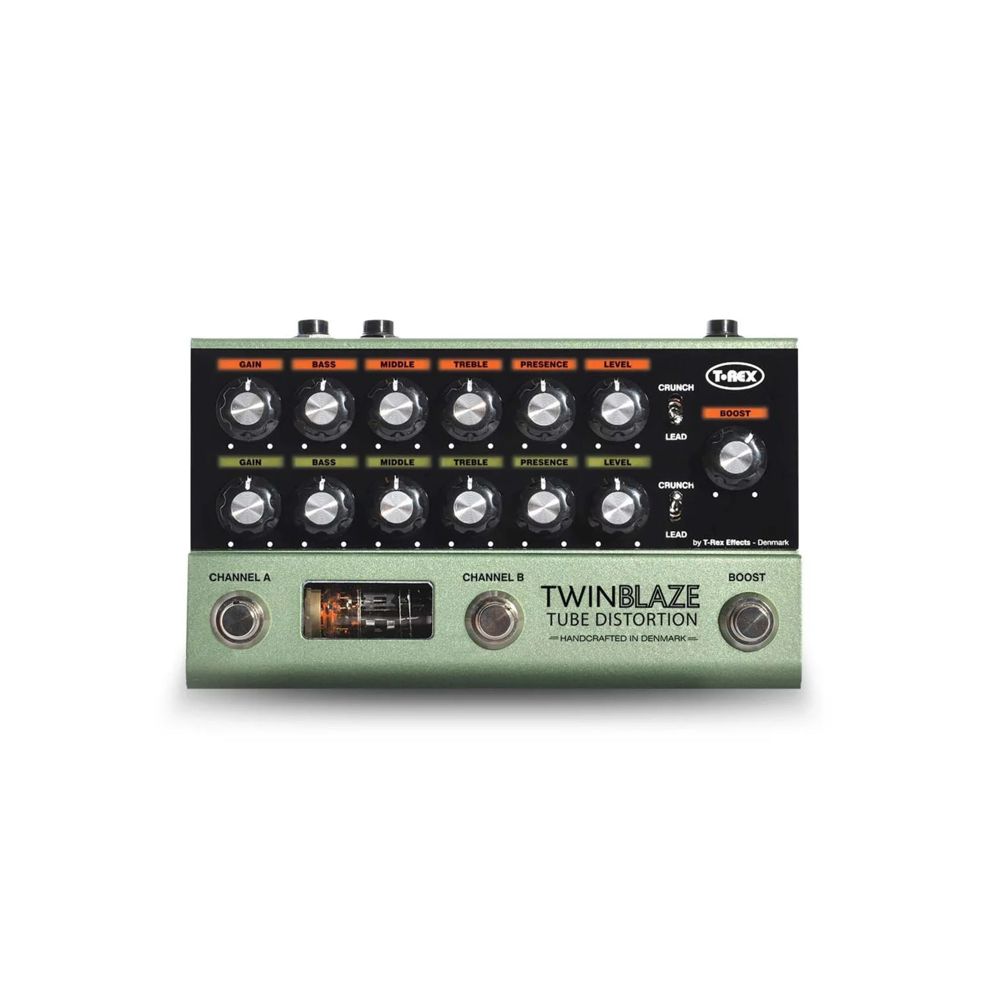 T-Rex Musikinstrumentenpedal, (Effekte, Verzerrer), TwinBlaze Tube Distortion - Verzerrer für Gitarren