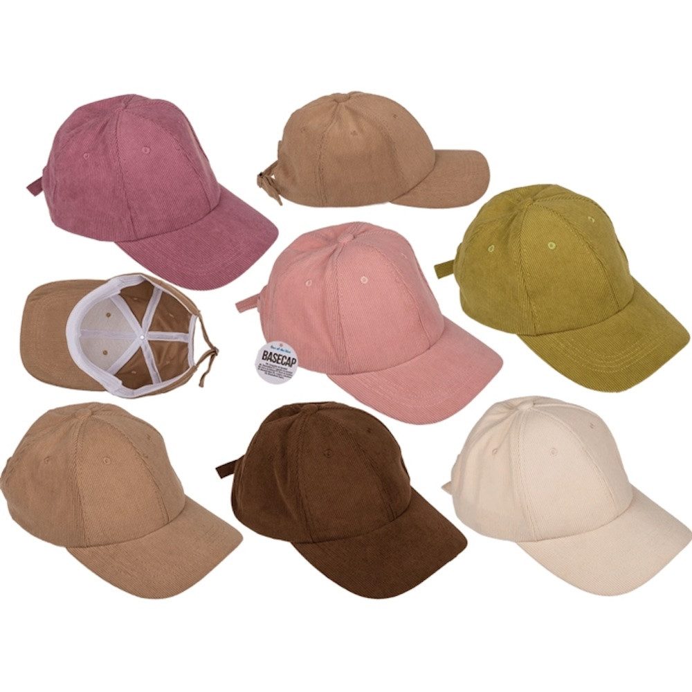 LK Trend & Style Baseball Cap aus Cord Größenverstellbar One Size günstig online kaufen