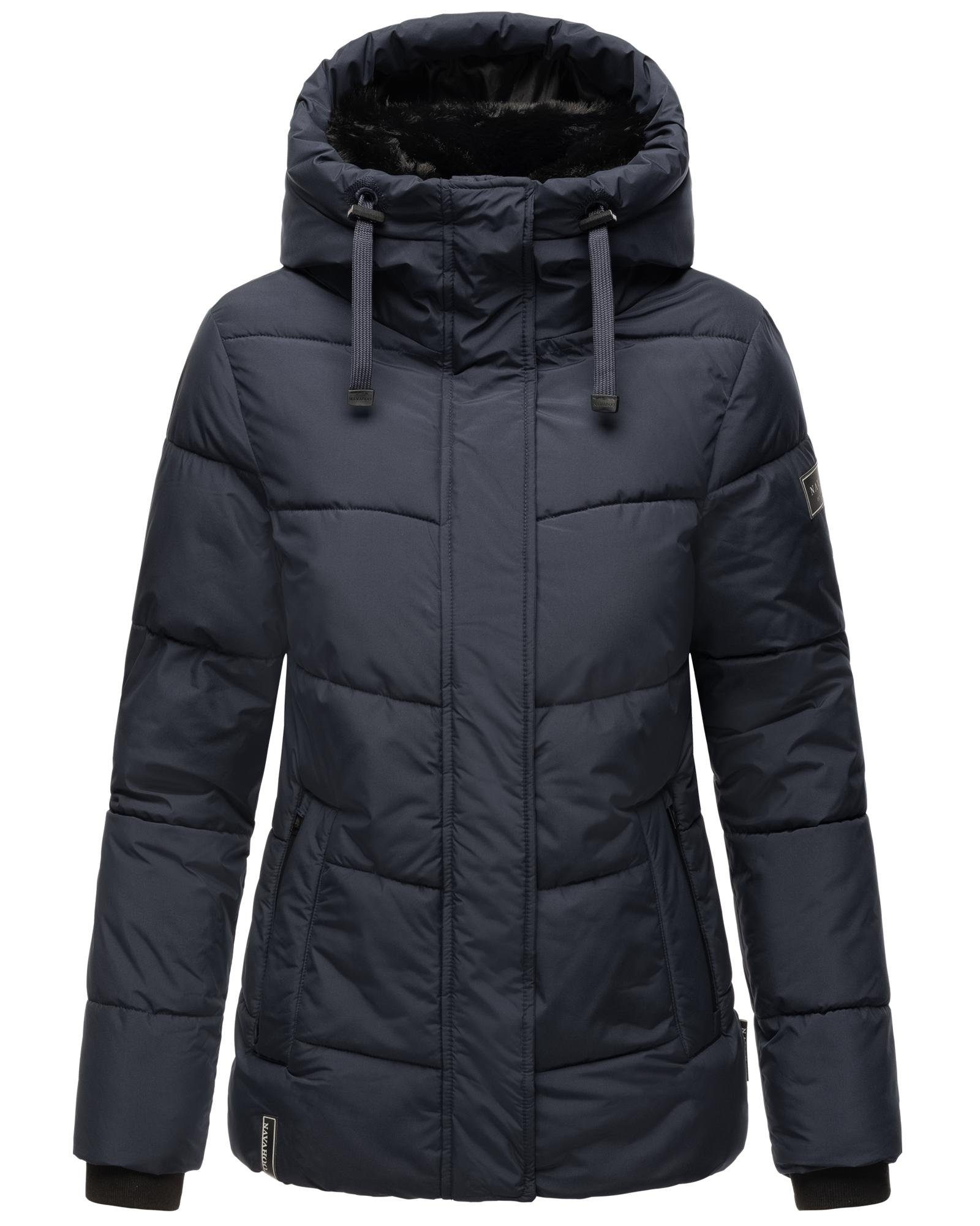 Navahoo Steppjacke Sag ja XIV Warme gesteppte Winterjacke mit Kapuze