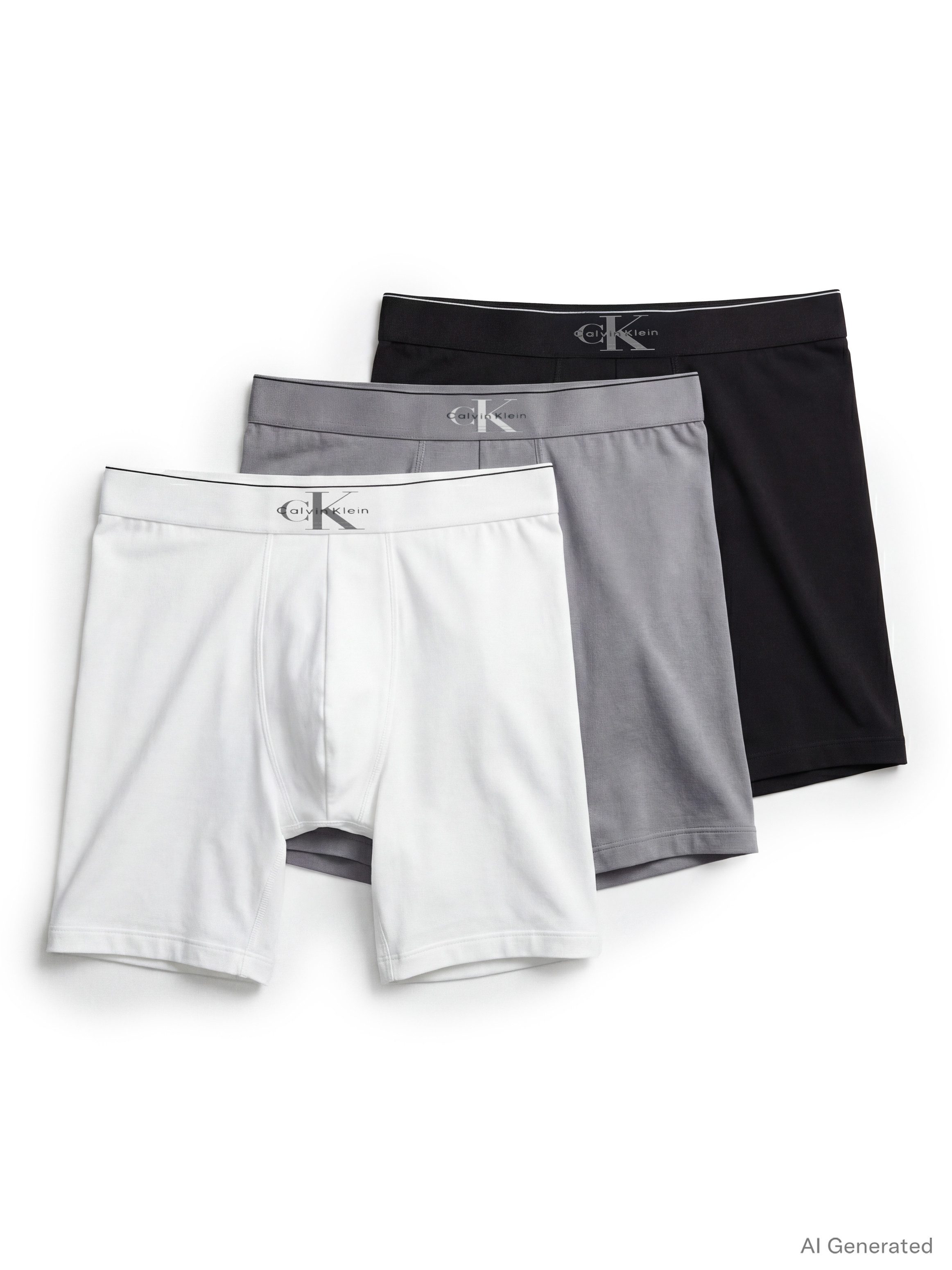 Calvin Klein Underwear Boxershorts Boxer Brief 3PK (Packung, 3er-Pack) Körpernahe Passform mit elastischem Bund