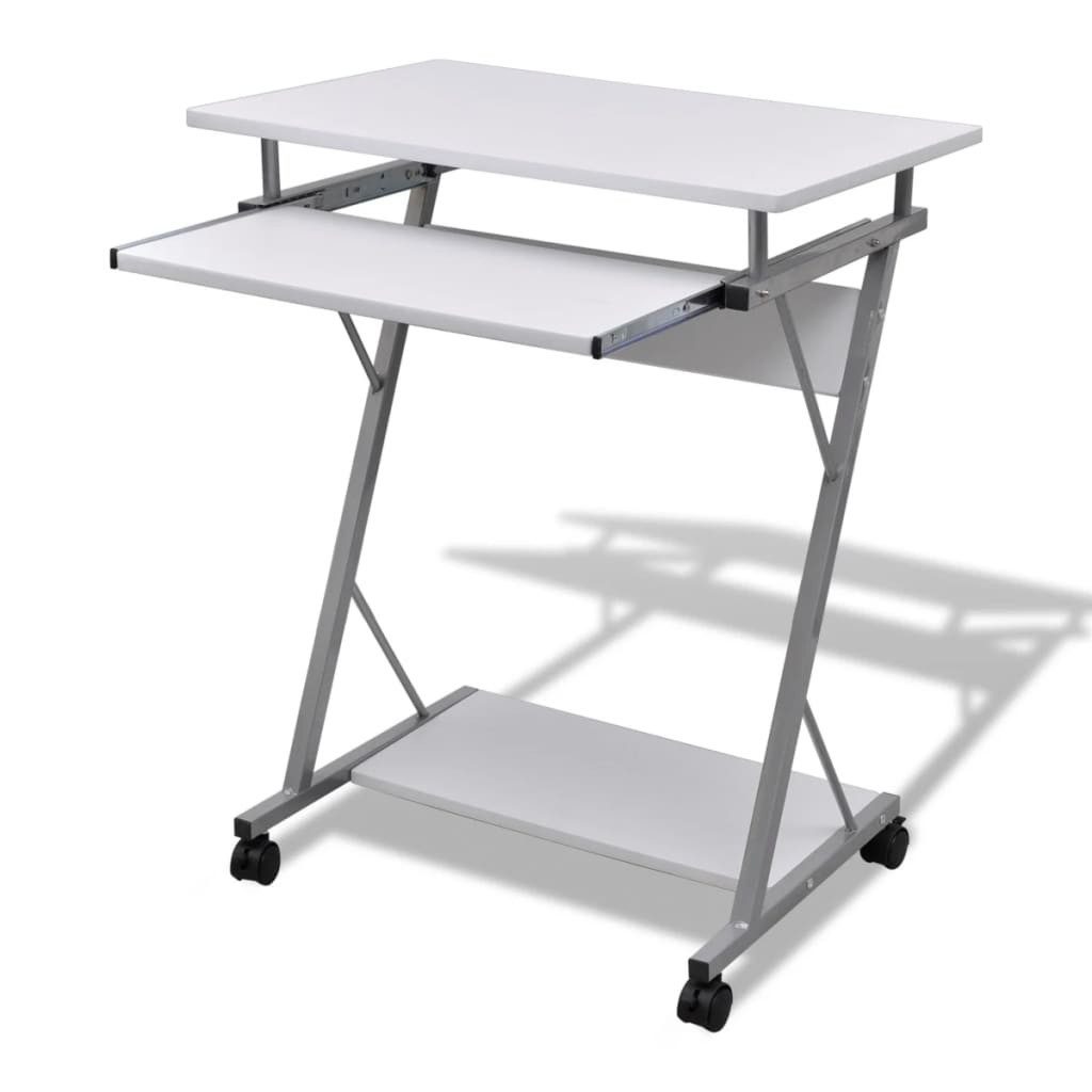 vidaXL Schreibtisch Computertisch Computerwagen PC Tisch günstig online kaufen