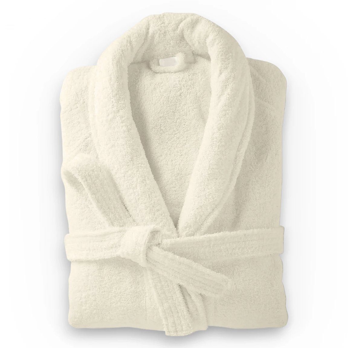 NYVI Bademantel Bademantel CozyLuxury für Herren und Damen, Morgenmantel aus 100% Baumwolle, Baumwolle, Luxus Bademäntel für Erwachsene - mit Taschen, Aufhänger, Gürtel creme