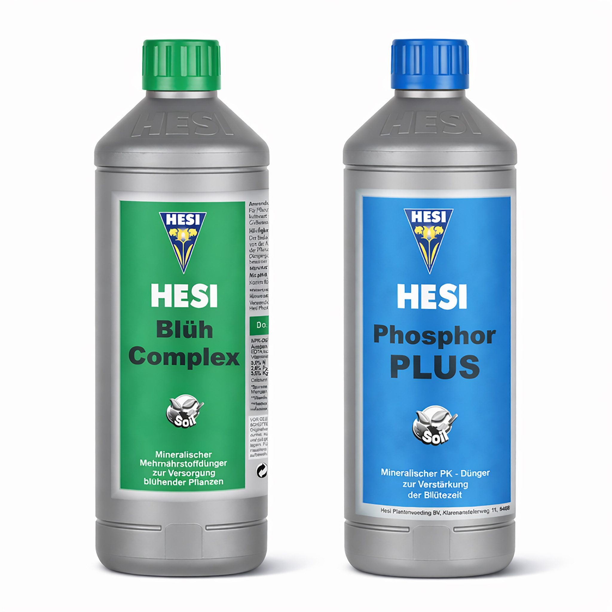ECI Tools Blumendünger 1 l HESI Blüh Complex + 1 l HESI Phosphor Plus für Grow Blütephase, Vorteilspack