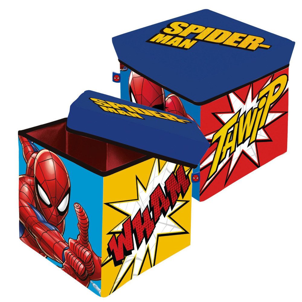Spiderman Aufbewahrungsbox Spiderman Spielzeugaufbewahrung 30×30×30 cm günstig online kaufen