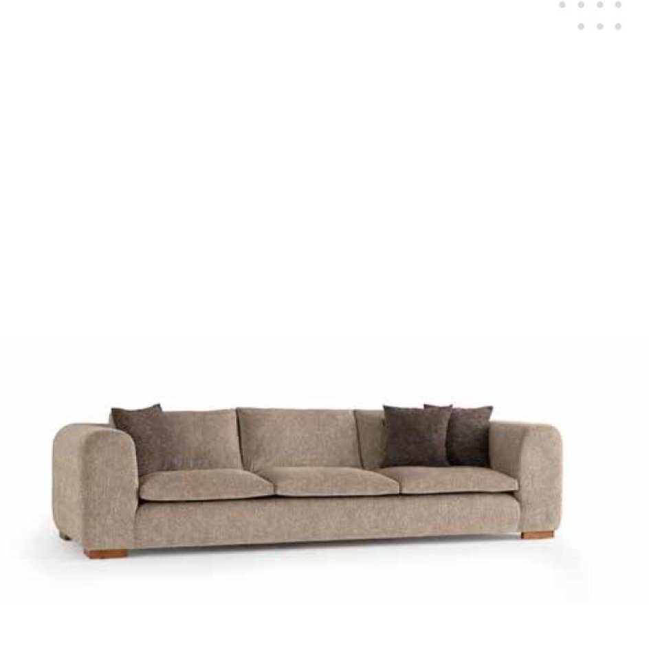 Sofa Stoff in Möbel Europe Textil, Couch Wohnzimmer Sofa 280cm Big Made JVmoebel Couchen