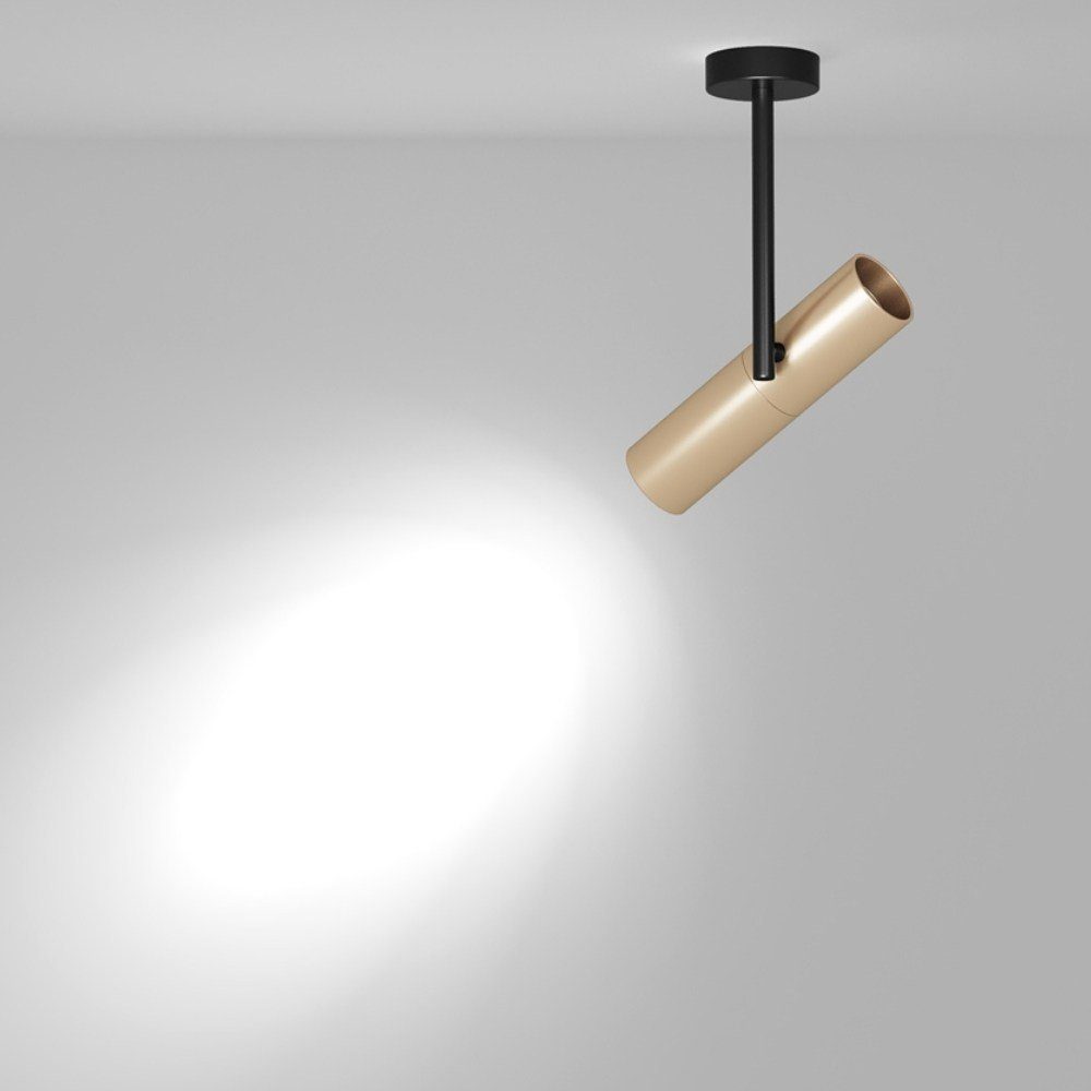 Deckenlampe, keine click-licht Deckenbeleuchtung, GU10, Angabe, Deckenleuchte Elti enthalten: Deckenleuchte Nein, Schwarz Deckenlicht in Leuchtmittel warmweiss,