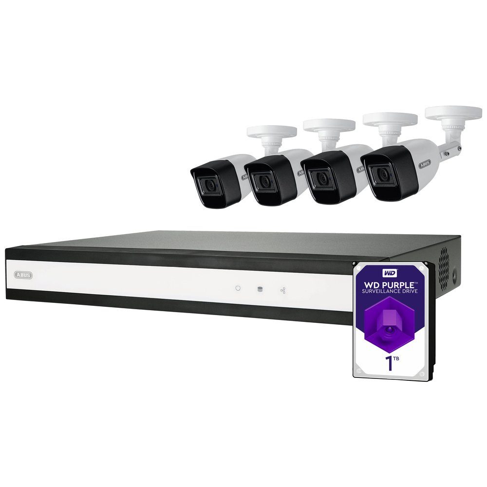 ABUS ABUS Performance Line TVVR33842T Analog, AHD Überwachungskamera-Set 8- Überwachungskamera