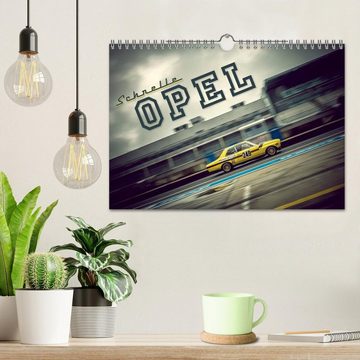 CALVENDO Wandkalender Schnelle Opel (Wandkalender 2024 DIN A4 quer), CALVENDO Monatskalender